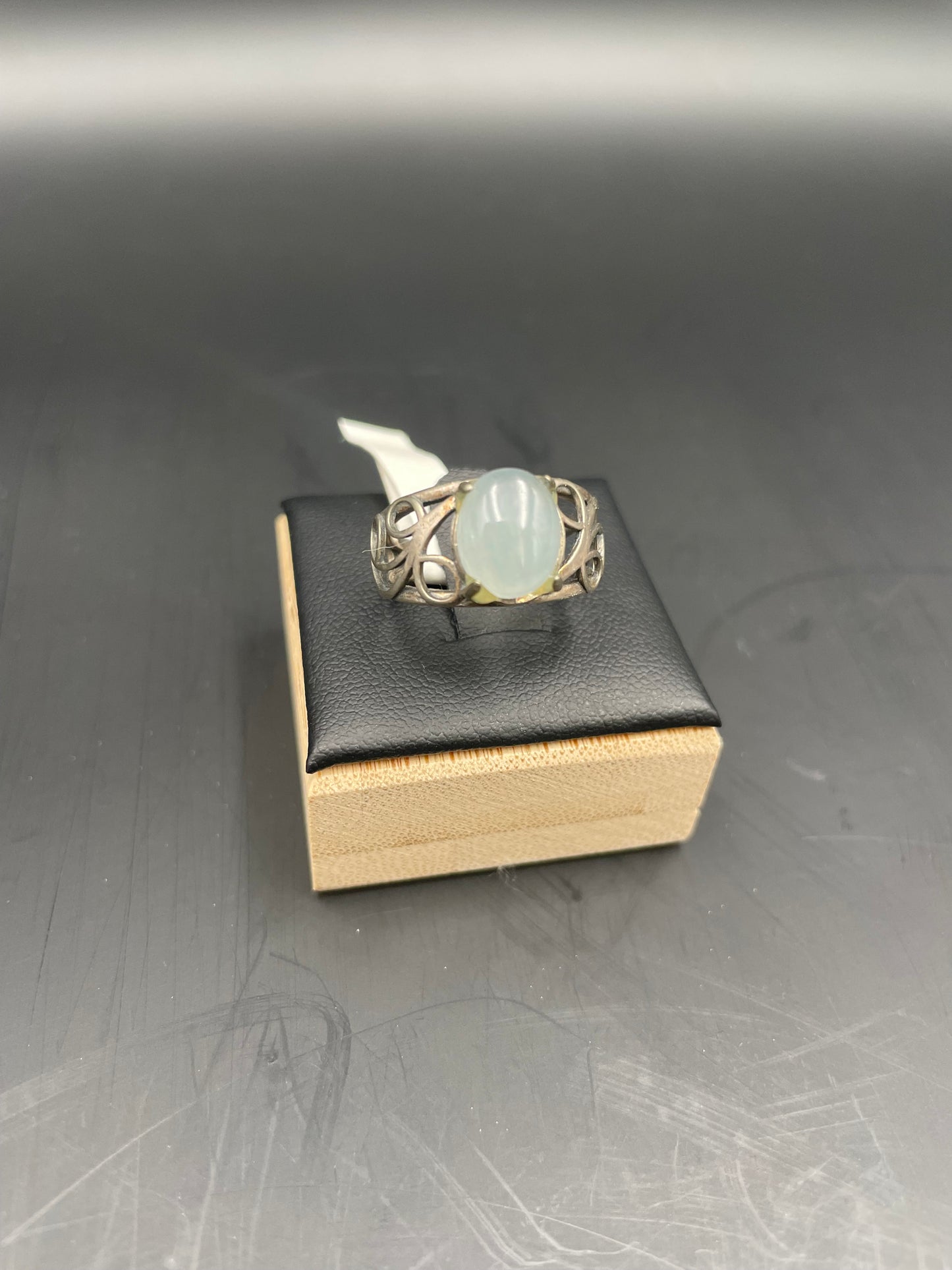 BAGUE ARGENT 925 - AIGUE MARINE