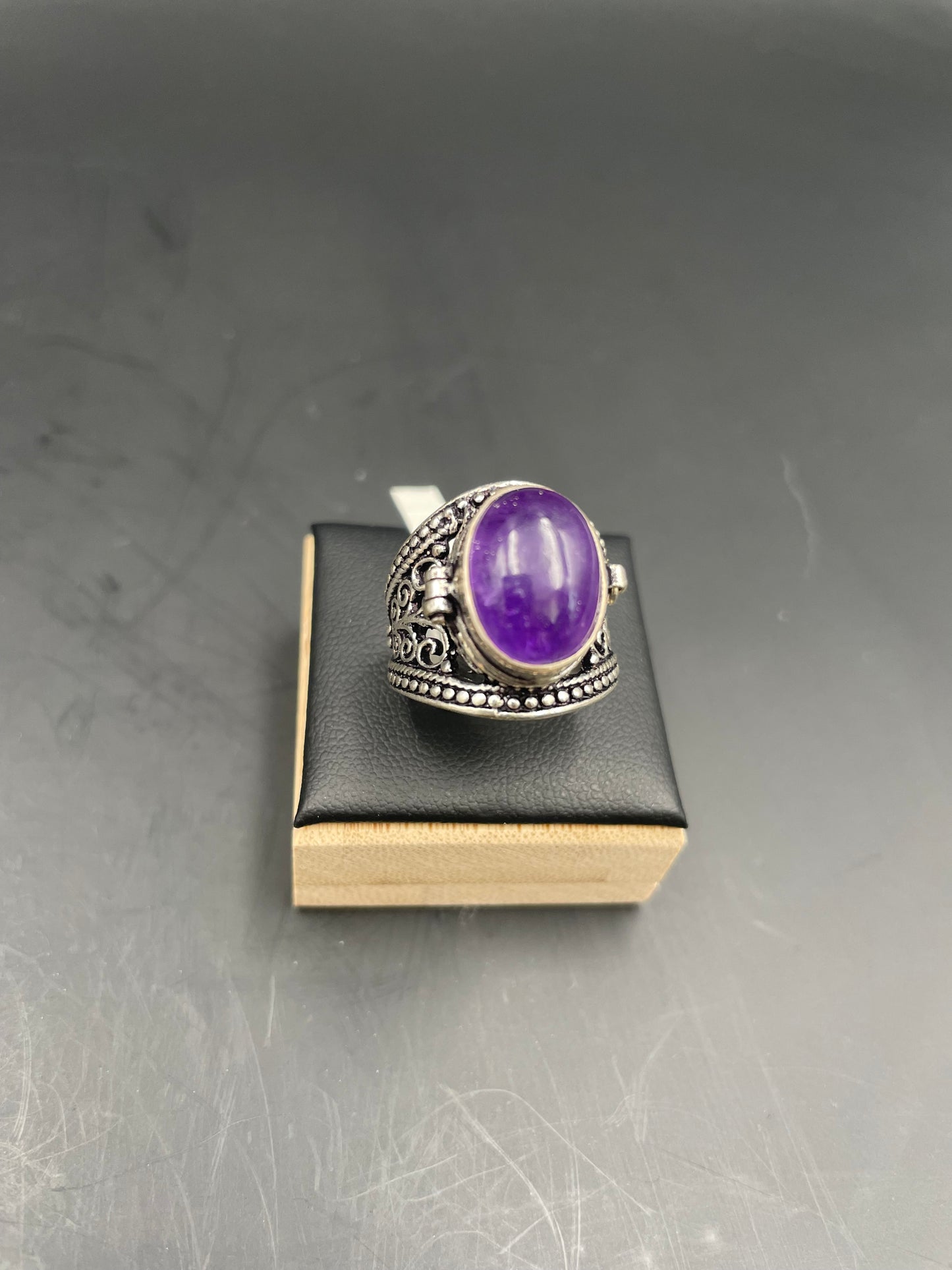 ACIER INOXYDABLE- AMETHYSTE