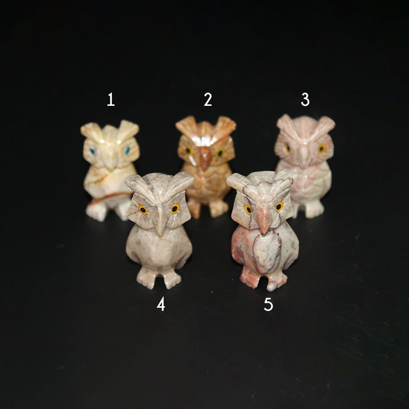 Animaux stéatite - CHOUETTE