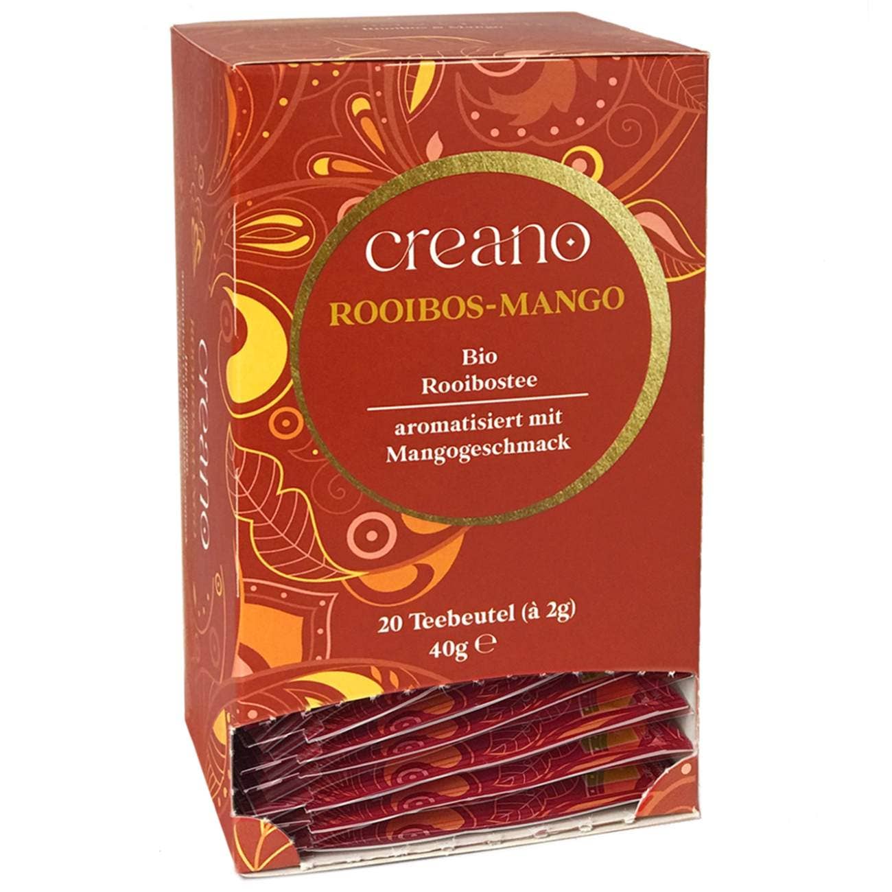 Sachet de thé rooibos mangue bio