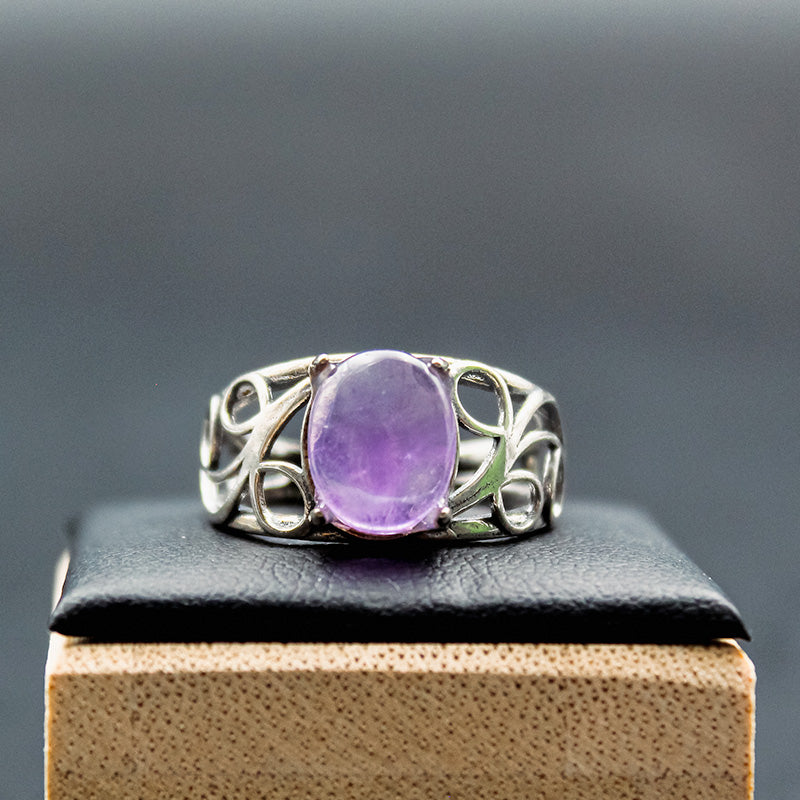 Bague argent - AMETHYSTE