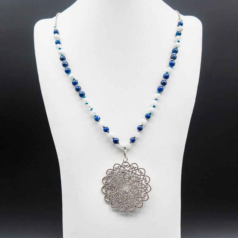 Collier - LAPIS LAZULLI et Pierre de Lune.