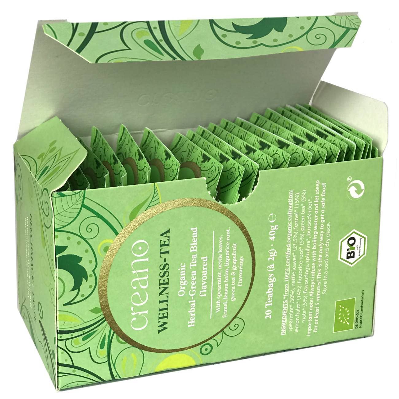 Sachet de thé bio Wellness Tea