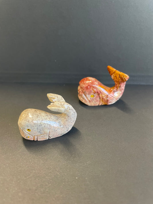 Animaux stéatite BALEINE