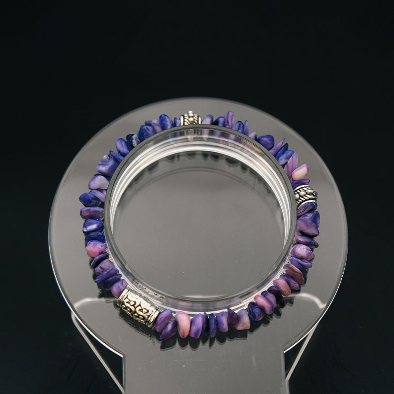 Bracelet - ECLAT D'AGATE VIOLETTE