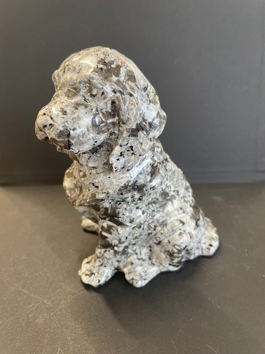 CHIEN EN JASPE