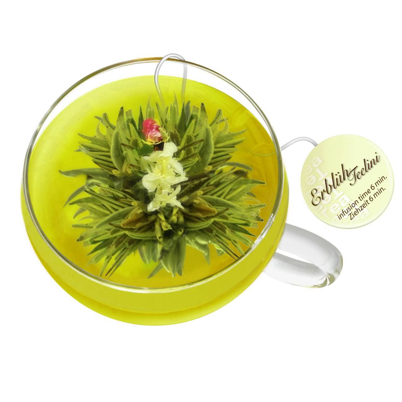 Creano « ErblühTeelini » 1 fleurs de thé en 4 variétés (thé vert)