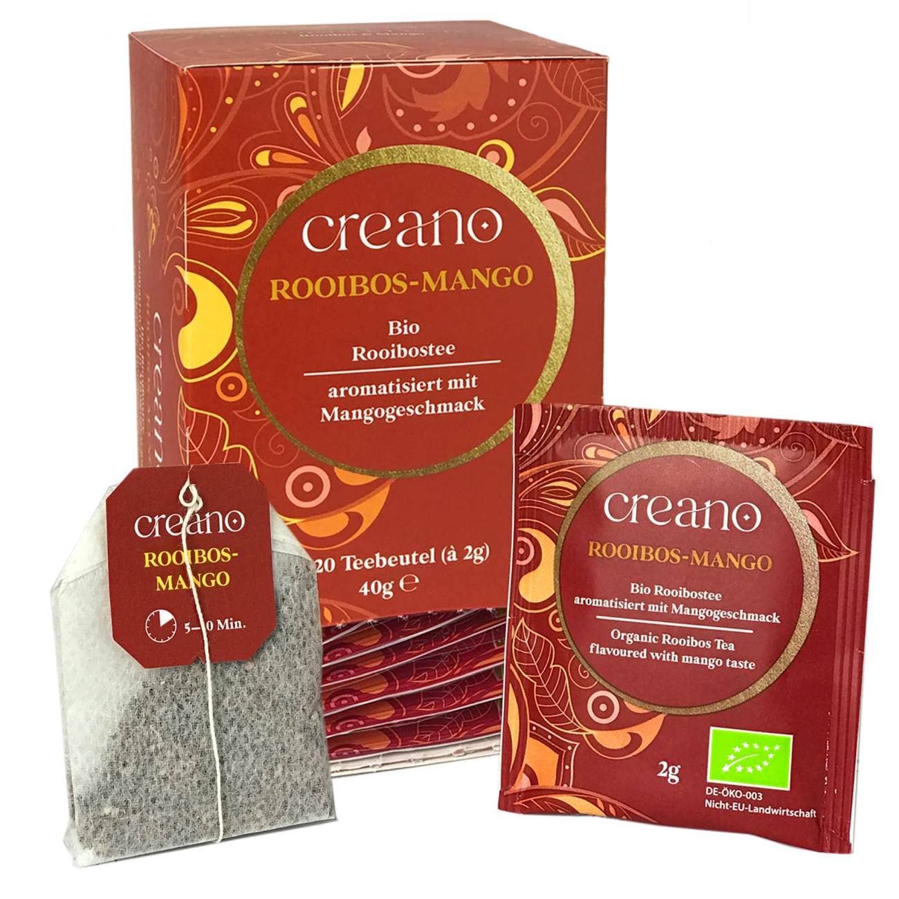 Sachet de thé rooibos mangue bio